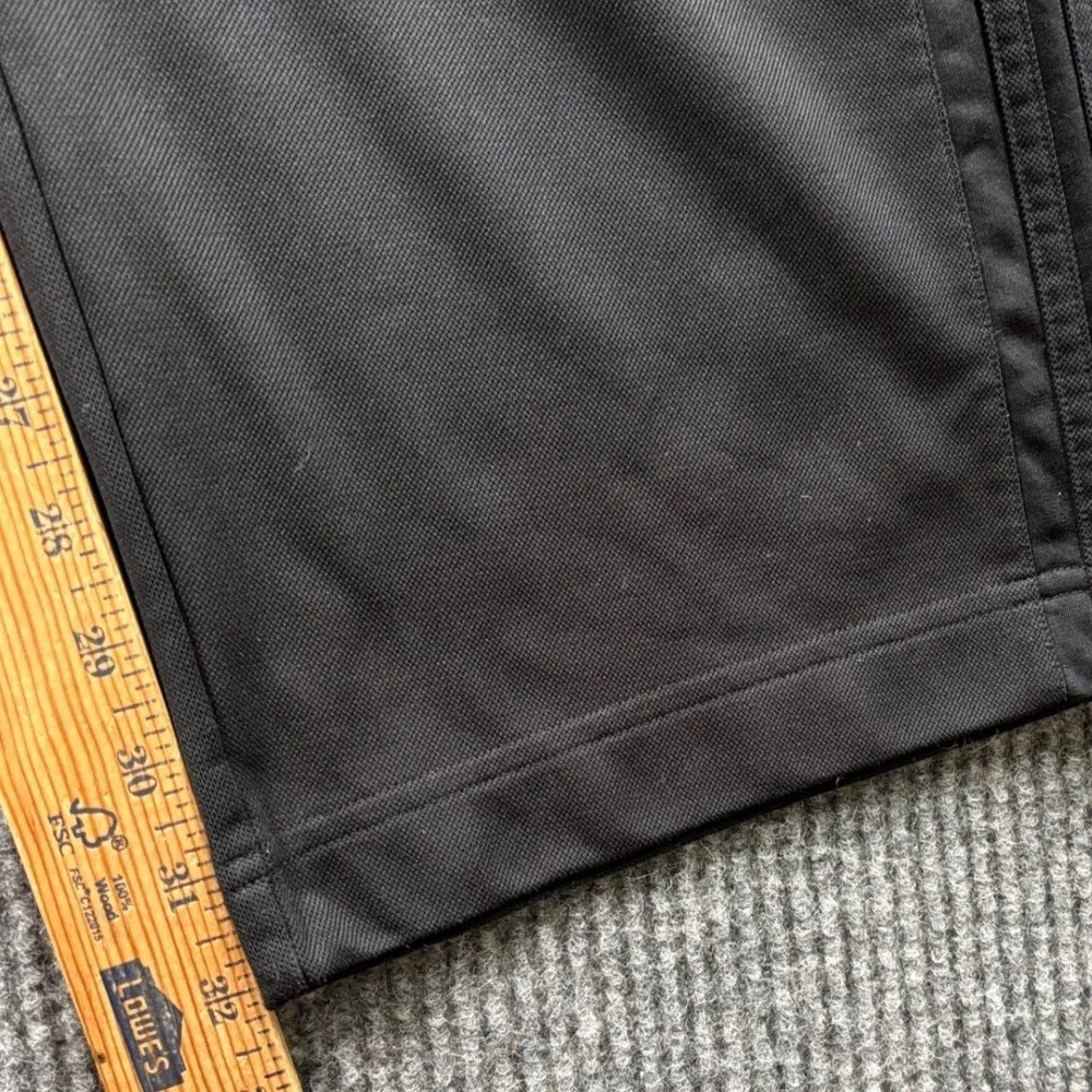 Adidas Y2K Track Pants Mens XL‎ Black 3 Stripe Zip Pocket Athleisure Streetwear